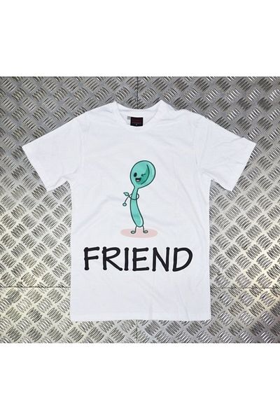fame-stoned Εκτύπωση Αναλυτικό T-Shirt