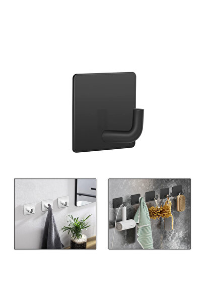 Microcase Yapışkanlı Paslanmaz Çelik Banyo Mutfak Eşya Havlu Vb Metal Askılık...