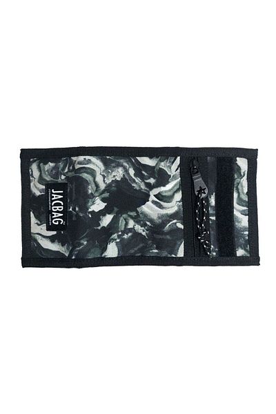 Jacbag Smoky Grey/Μαύρο πορτοφόλι/Θήκη για κάρτες Velcro - Αγόρι και Ενήλικες