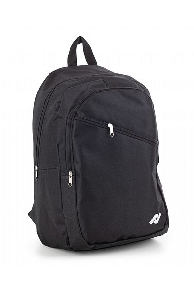 Pippa Black School and Casual Backpack with Three Compartments