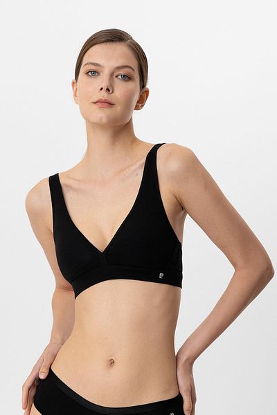 Pierre Cardin 6217 Τρίγωνο αφαιρούμενο καπάκι βαμβακερό σουτιέν ύπνου χωρίς καλάμι - Άνετο και υποστηρικτικό σχέδιο