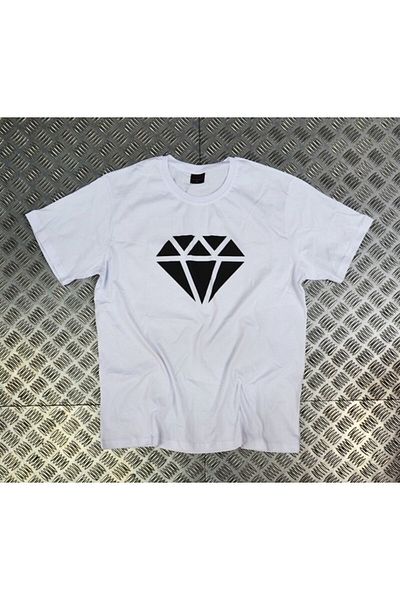 fame-stoned Tricou cu imprimeu diamant