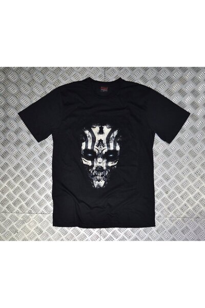 fame-stoned Lubanja Štampano Unisex 100% pamuk Crna T-shirt