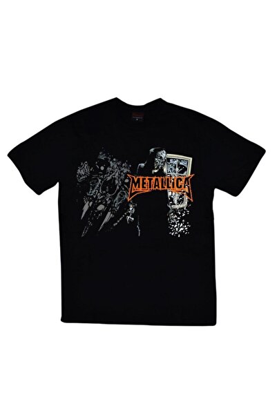 fame-stoned Футболка з принтом Metallica унісекс 100 бавовна чорна