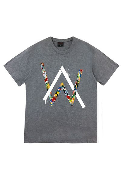fame-stoned Μπλουζάκι με στάμπα Alan Walker Unisex 100% Cotton Grey