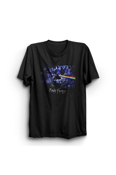 fame-stoned Pink Floyd Štampano Unisex 100% pamuk Crna T-shirt