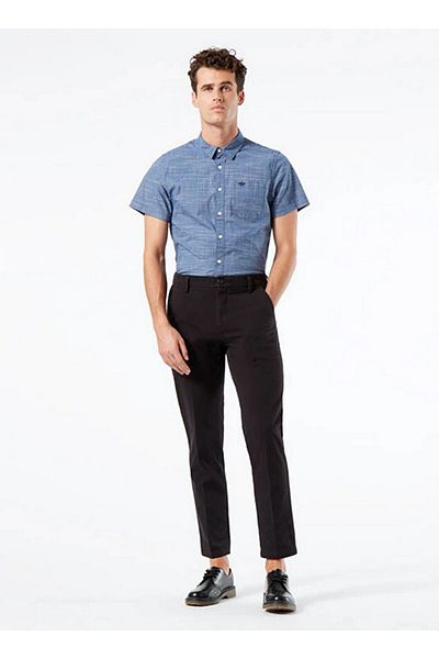 Dockers Slim Fit Slim Leg Black Men's Trousers 36272-0006