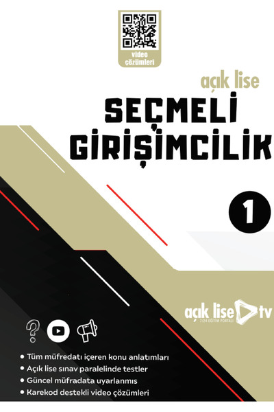 Açık Lise TV Açık Lise Seçmeli GİRİŞİMCİLİK 1 - Konu Soru - Güncel Müfredat