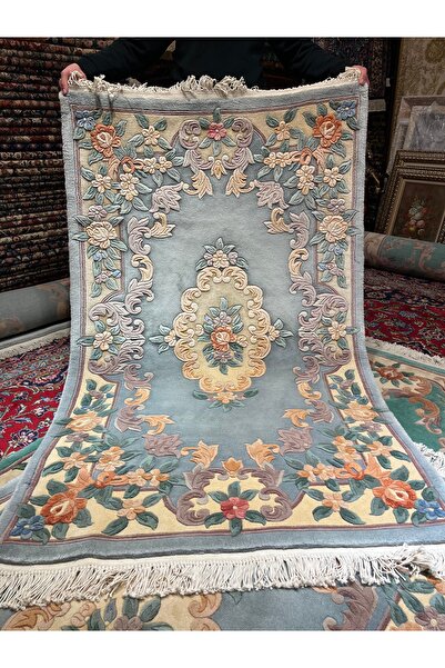 RD RAMAZAN DAĞ EL HALI SANATI El Dokuma  Kabartmalı Çin Halısıdır Ebat 175x110