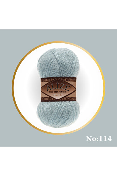 Ravepi Collection Angora Gold Glitter Pachet de 5 Cod de culoare: 114-Albastr...