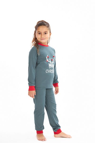 LILIAN Σετ οικογενειακών πιτζάμες Merry Christmas Deer πωλούνται χωριστά οι τιμές διαφέρουν
