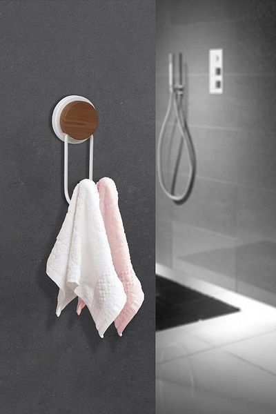 Okyanus Home Umeraș dublu alb Magic Fix Magic Sticky cu model din lemn