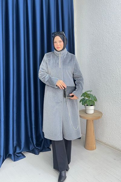 lurex moda Παλτό από ύφασμα Stoned Foxt