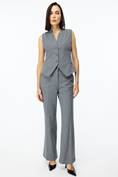 ON Desenli Geniş Paça Pantolon