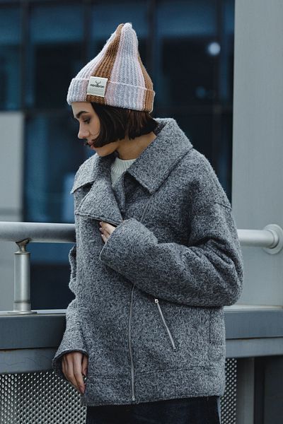 Nordbron Pink Stretchy Knitwear - Soft Beanie, Double Fold Winter Linje