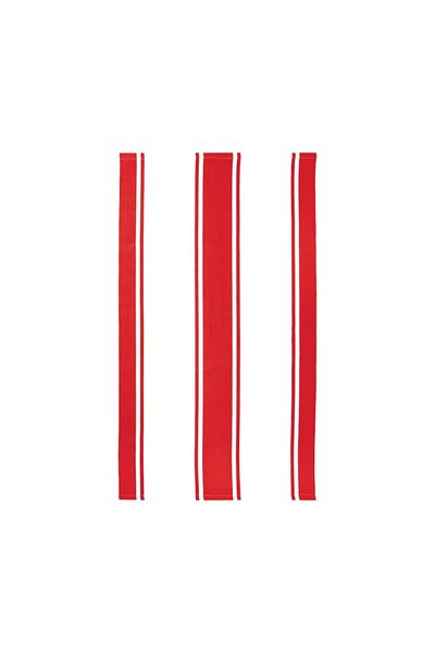Mukitchen Waffle Stripe Towel- Crimson