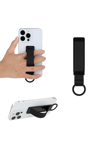 Microcase Telefonlar İçin Standlı ve Askılıklı El Parmak Tutucu-AL4939