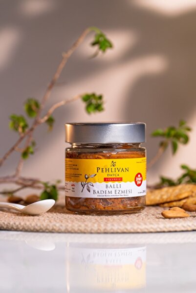 PEHLİVAN DATÇA Ballı Badem Ezmesi Şeker İlavesiz 200 Gr