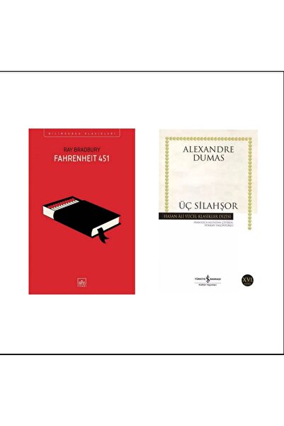 İthaki Yayınları Fahrenheit 451 - Ray Bradbury - Üç Silahşör - Alexandre Dumas