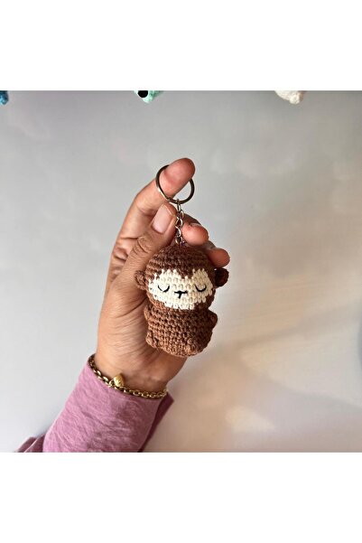 marifetli tığım El İşi /örgü Maymun Anahtarlık