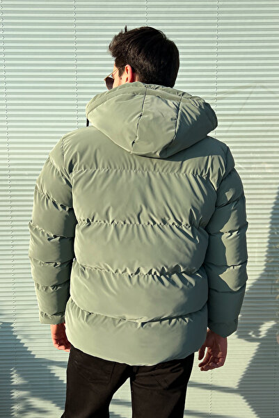 ModaPlaza Чоловічий надувний пуховик з капюшоном 1054