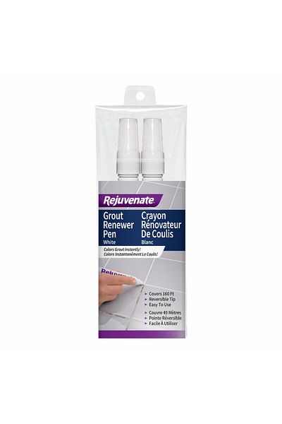 REJUVENATE 2PK WHT Grout Mark Pens