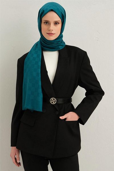 Armine Şal cu model pătrat Viscon 01