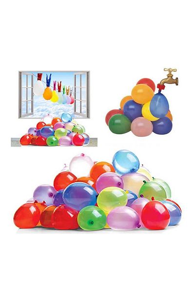 Deniz Party Store Colorful Water Balloon 100Pcs