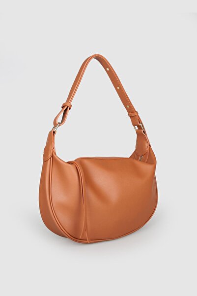 La La'Graccio Paris Geantă moale Paris pentru femei La'Graccio Zra Model Baguette Tan