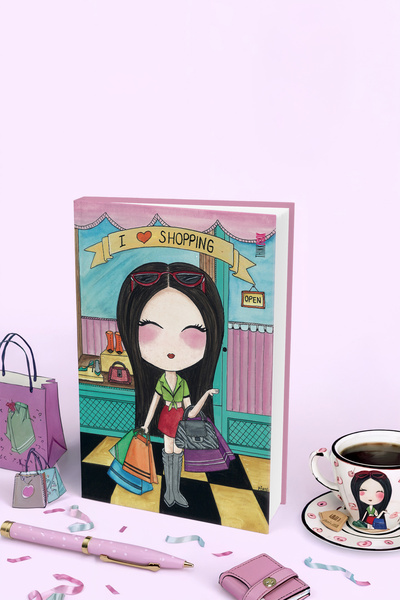 Thinkbook Caiet Pörsi Atlas cu copertă rigidă, 14x20 cm