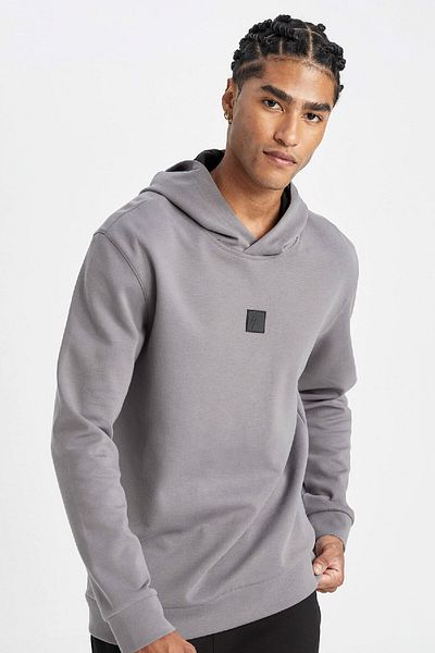 DeFacto Αθλητική φούτερ με κουκούλα Standard Fit - D0925AX24AU