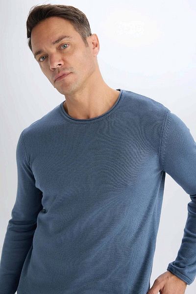 DeFacto Relax Fit Crew Neck Knitwear Sweater D3278Ax24Wn