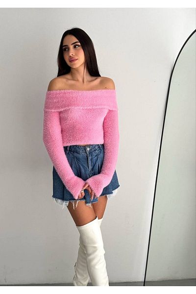 Noa Noa Pulover cu guler Madonna cu barbă din material moale
