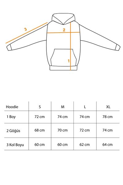 Vatkalimon Siyah Kahve Haki Renkli Kapüşonlu Hoodie Sweatshirt