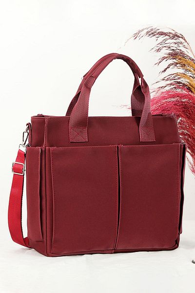 Bipanya Geantă de damă cu mai multe compartimente din satin Foudil BP-4795O