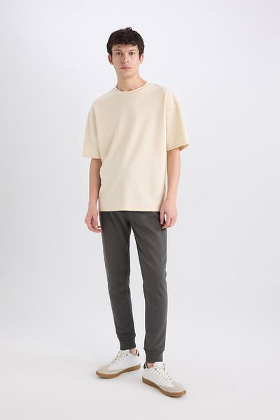 DeFacto Slim-Fit-Jogginghose – Taillenschnürung, elastisches Bein, Reißverschlusstaschen 3154717