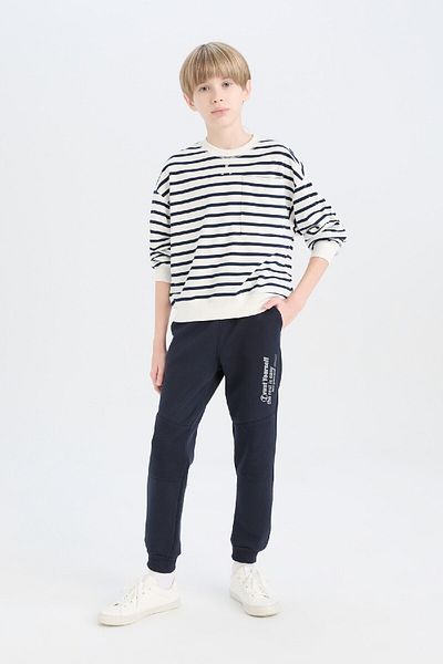 DeFacto Boy's Elastic Waist Printed Sweatpants S1856A624Wn