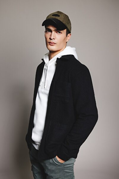 DeFacto Regular Fit Soft Furry Stamp Long Sleeve Shirt B6945Ax23Wn