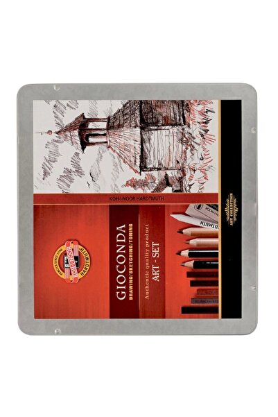 Koh-i Noor Gioconda Art Set Renkli Resim Seti 24 Parça Metal Kutulu