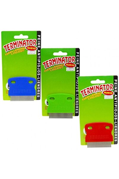 Terminatör مشط القمل للقطط والكلاب من تيرميناتور 6 سم.