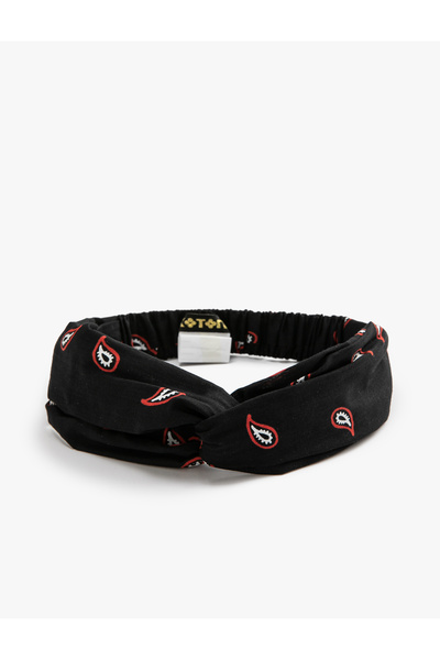 Koton Hair Band Ethnic Patterned Elastic Cotton