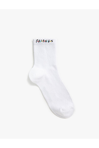 Koton Friends Socket Socks Licensed Embroidered