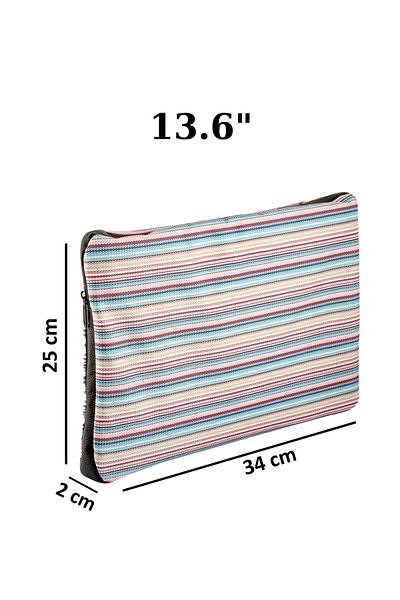 NS reliable حقيبة كمبيوتر محمول مقاومة للصدمات متوافقة مع NS MacBook Air/Pro مقاس 13-13.6 بوصة - تصميم مقاوم للماء