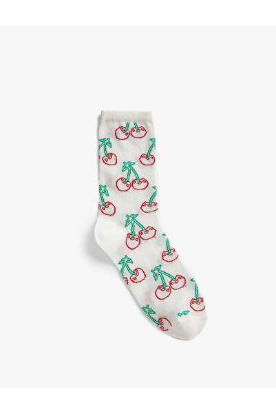 Koton Șosete Brodate Cireșe