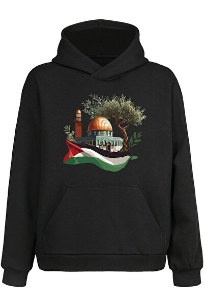 Çapıt Tri niti neizdignute K Sa kapuljačom K Kengur džep Palestina Jerusalim ...