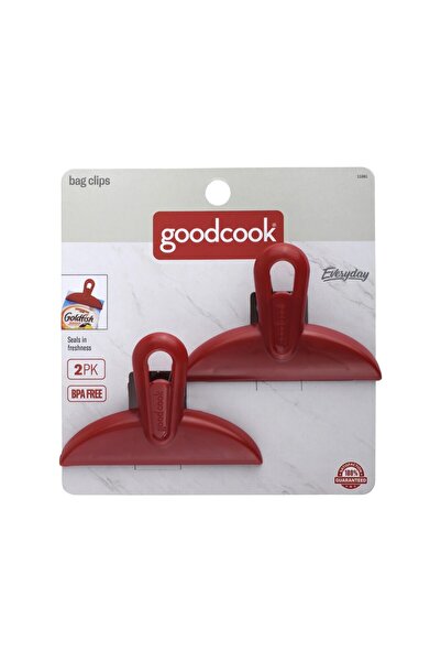 Good Cook مشابك صغيرة للأكياس، مجموعة من مشبكين زنبركيين لغلق أكياس الوجبات ا...