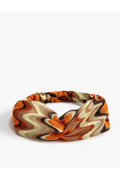 Koton Hair Band Multicolored Textured