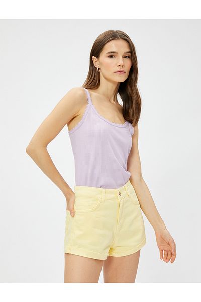 Koton Pocket Detailed Mini Denim Shorts