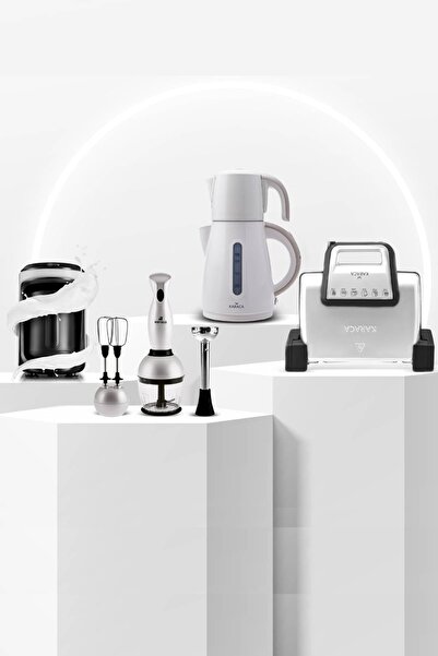 Karaca Gurme Süper 2.0 Elektrikli Evlilik Paketi Pearl White