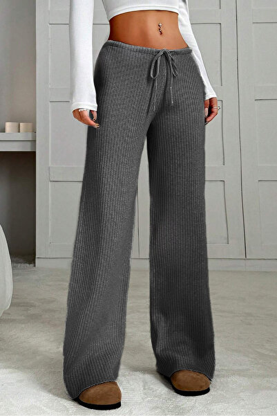 Sun Victoria Γυναικείο Anthracite ψηλόμεσο Palazzo Loose Leg Camisole Παντελό...